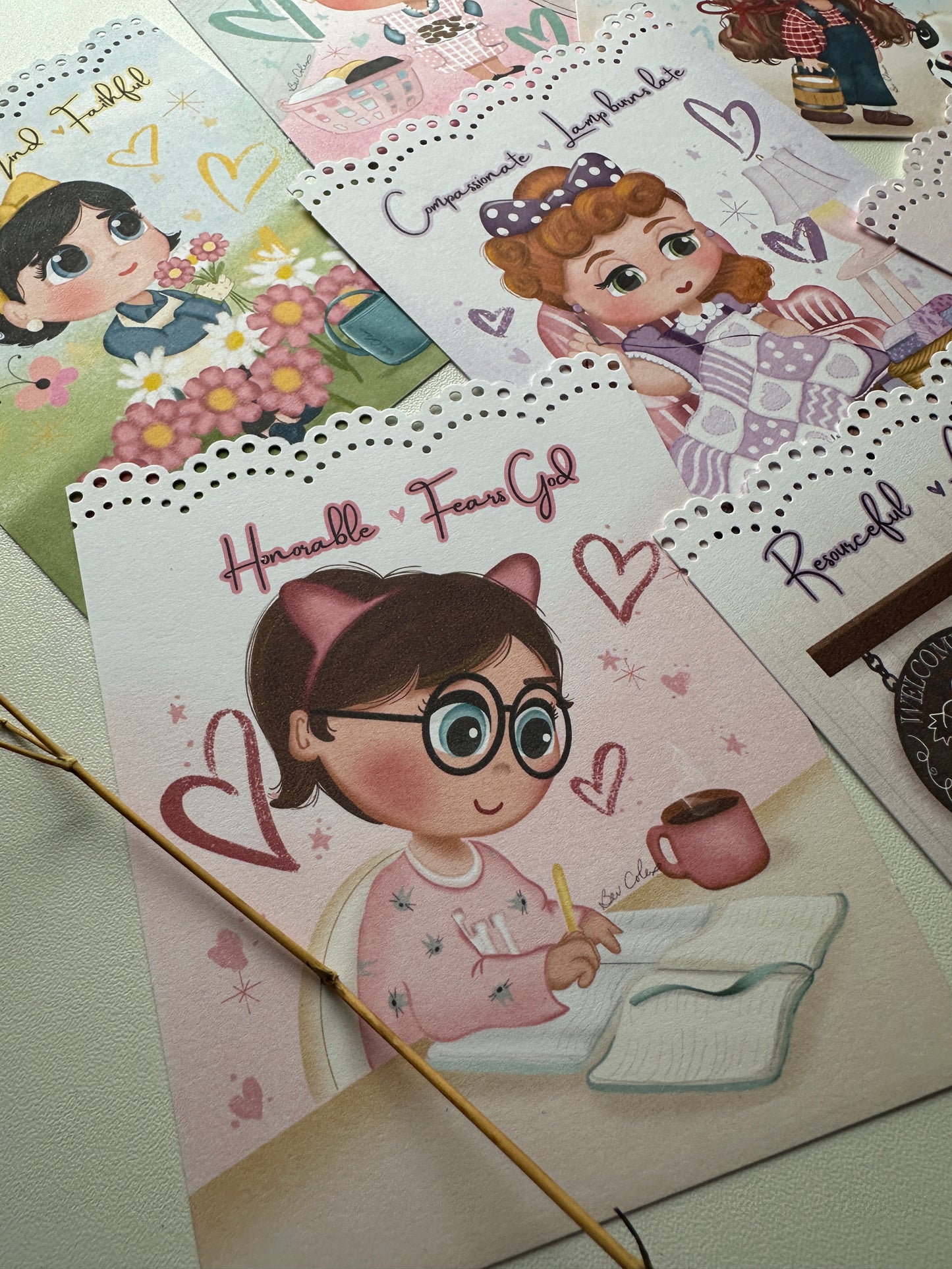 Noble Woman Affirmation Cards Inspired by the Proverbs 31 Woman