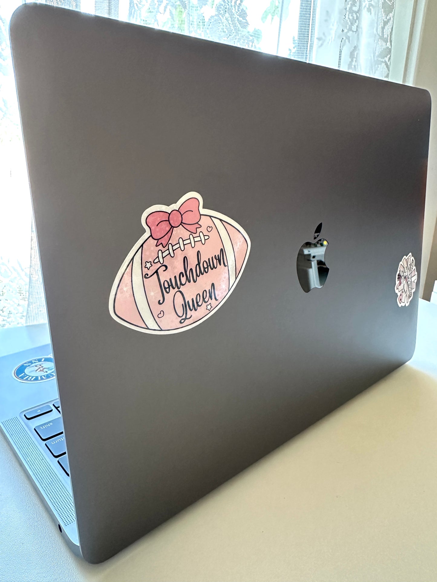 For the "Glitter-Loving Football Queen" ππ Die-cut Sticker