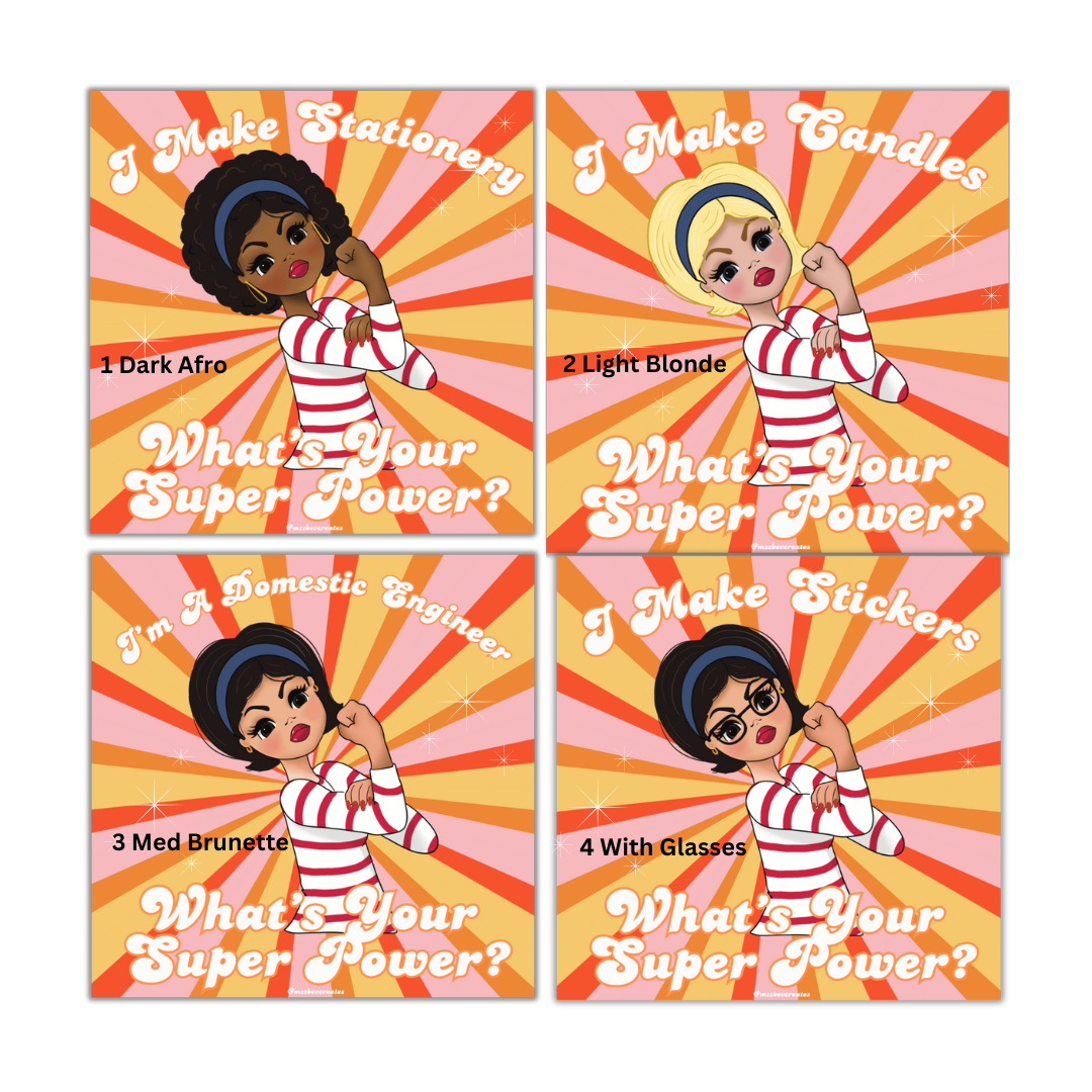 What's Your Super Power Sticker