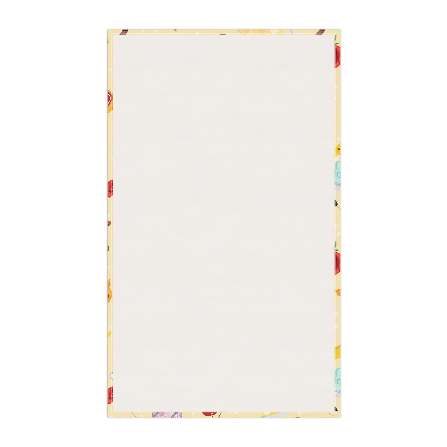 Tea Towel, Retro, Yellow