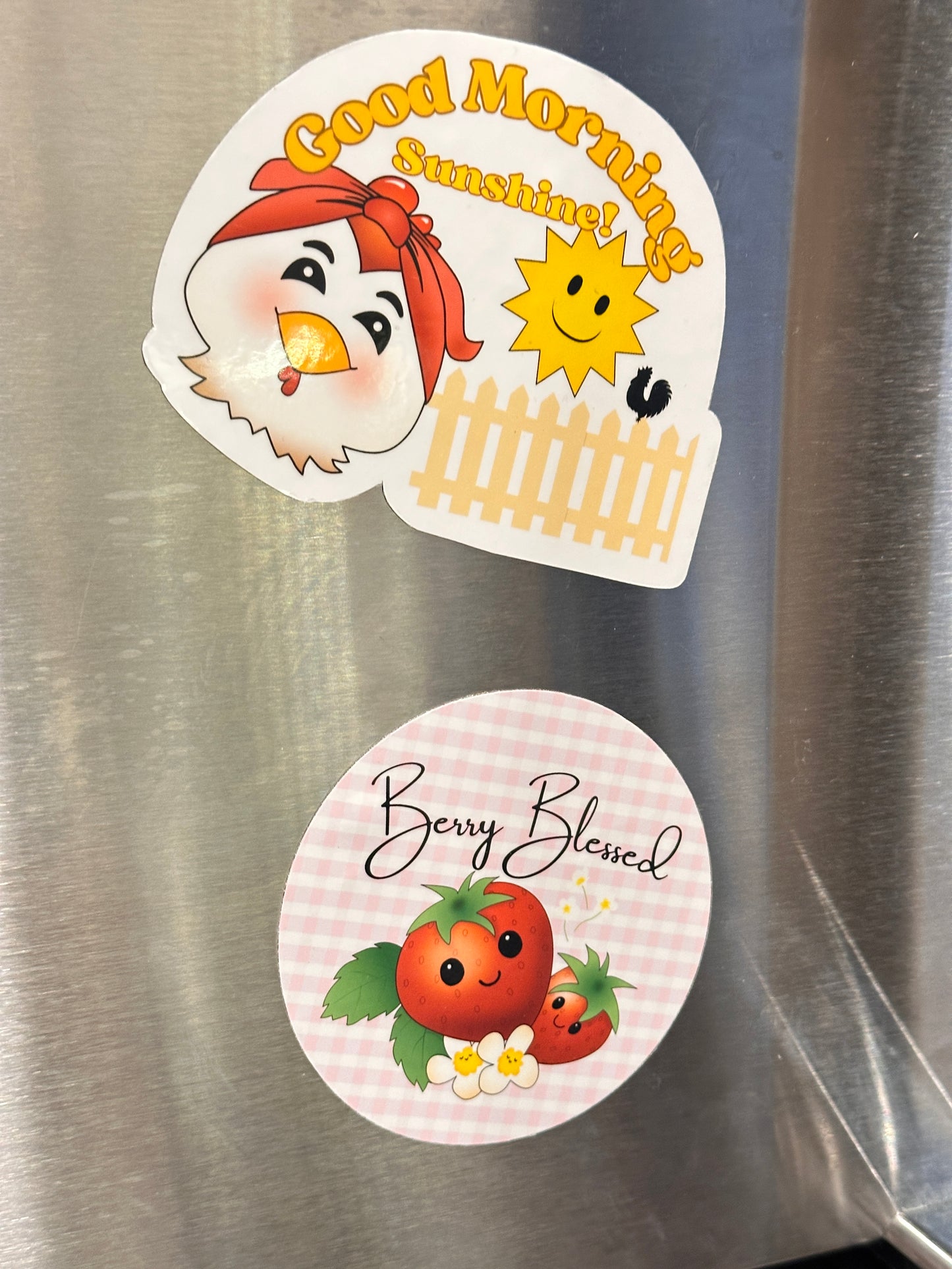 Berry Blessed Strawberry Fridge Magnet