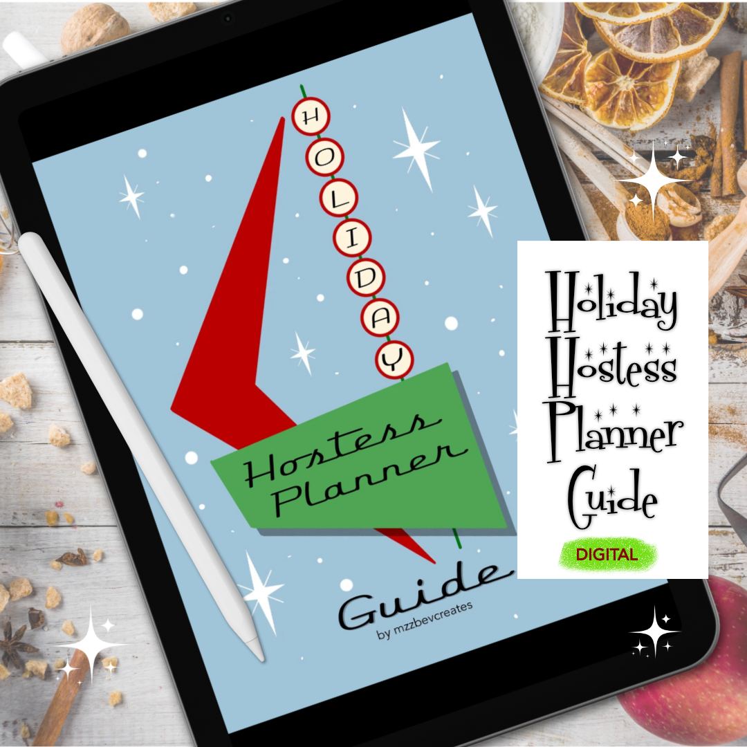 Digital, Printable, Download Holiday Hostess Planner Guide