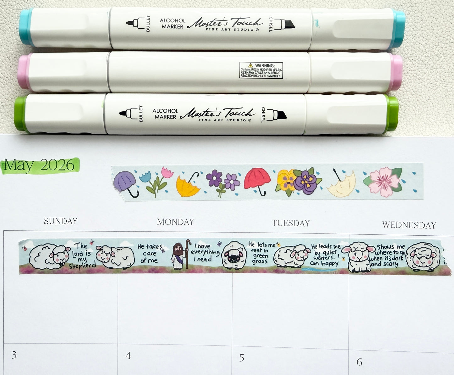 Faith-Based & Mother's Day Washi Strips