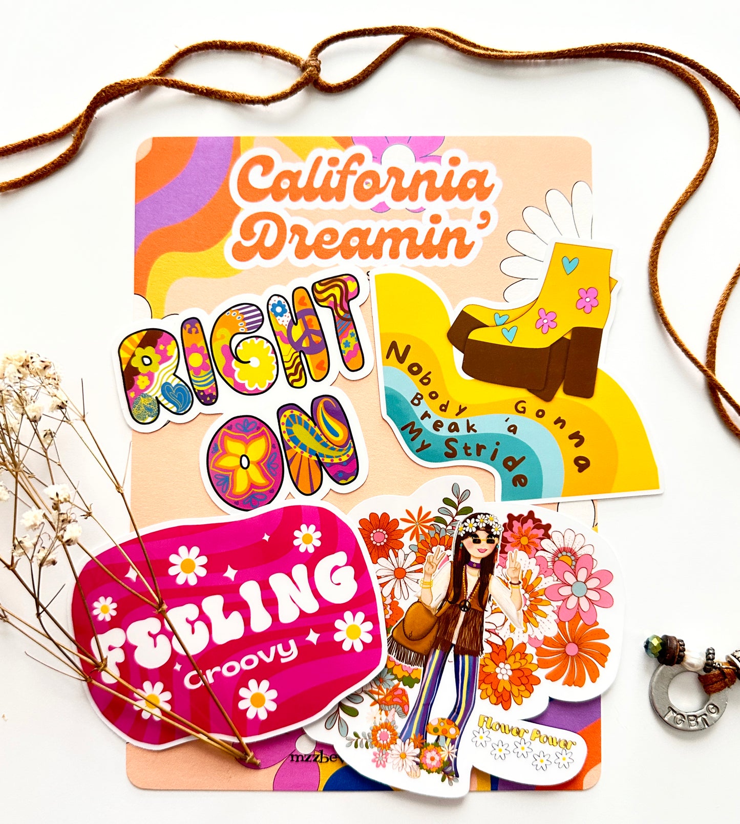 California Dreamin' Die-Cut Stickers