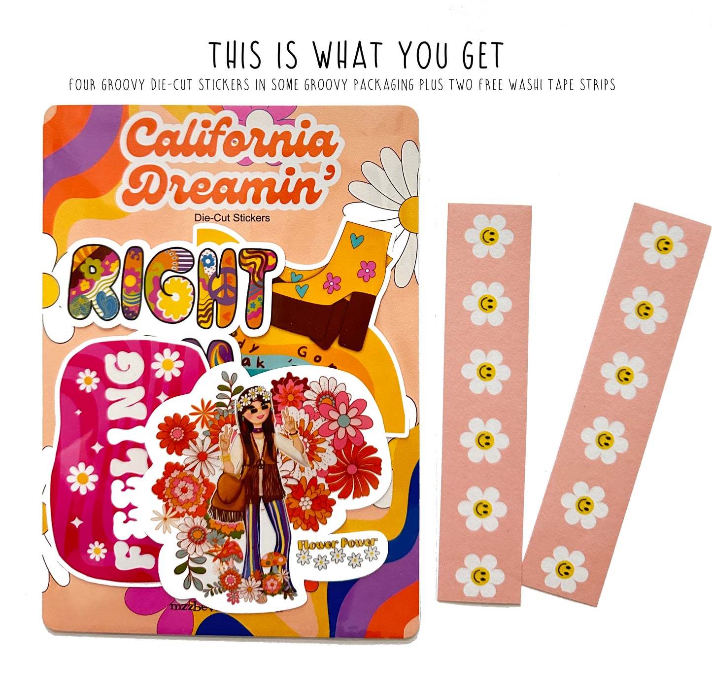 California Dreamin' Die-Cut Stickers