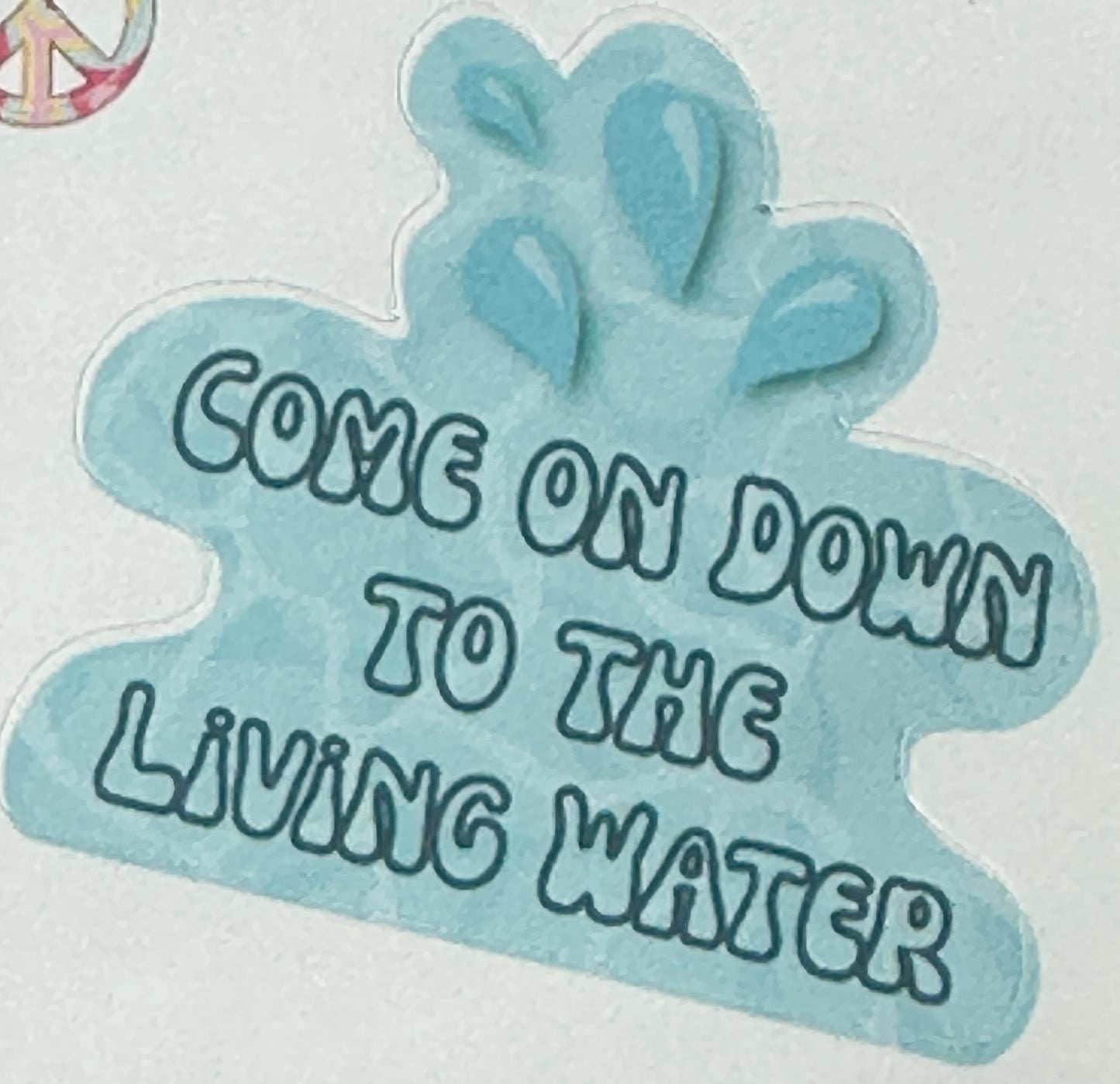 Jesus Movement Sticker Sheet Hippie Age, Groovy Vibe