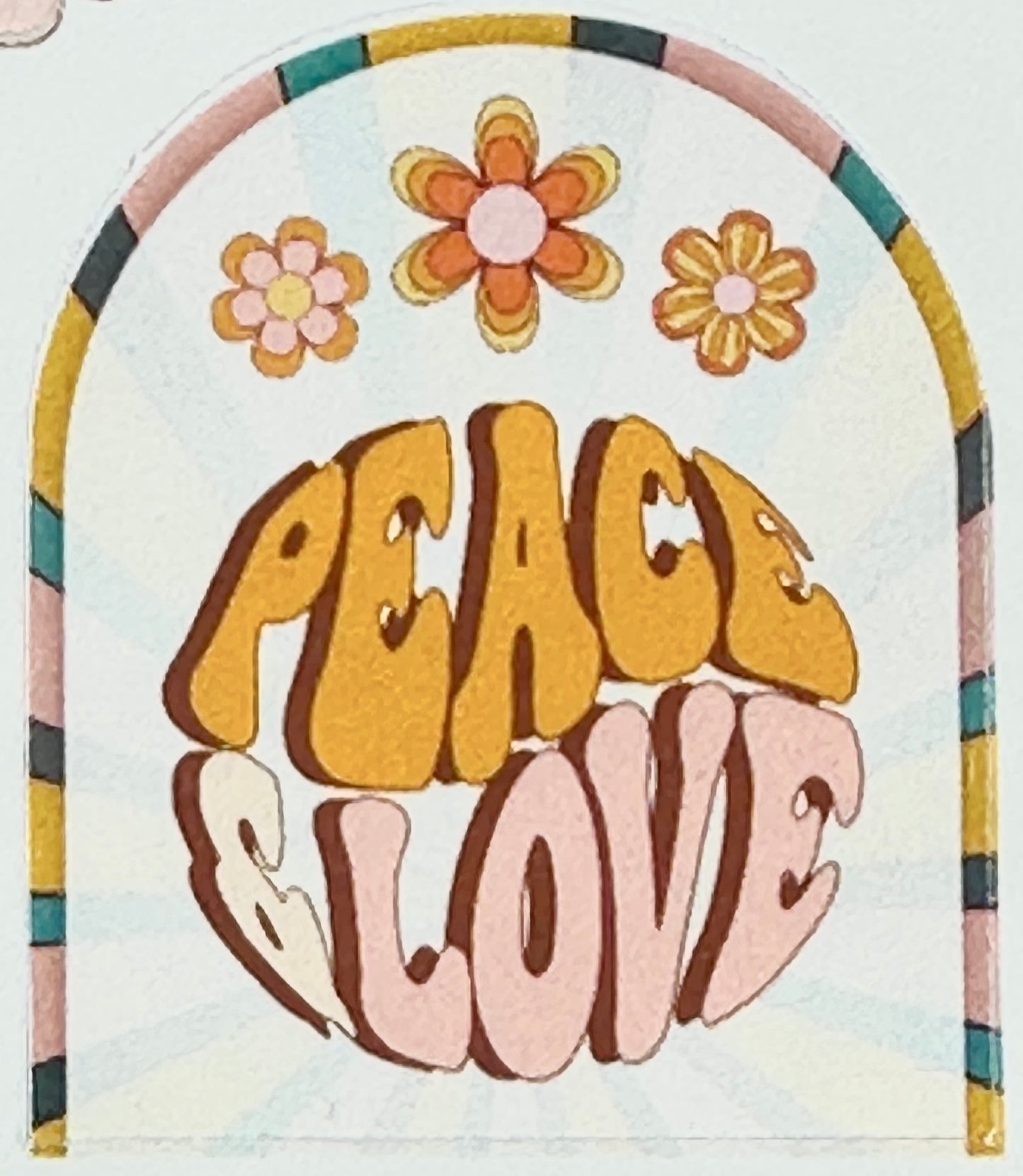 Jesus Movement Sticker Sheet Hippie Age, Groovy Vibe