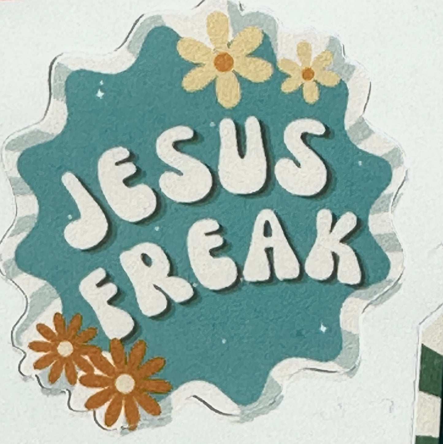 Jesus Movement Sticker Sheet Hippie Age, Groovy Vibe