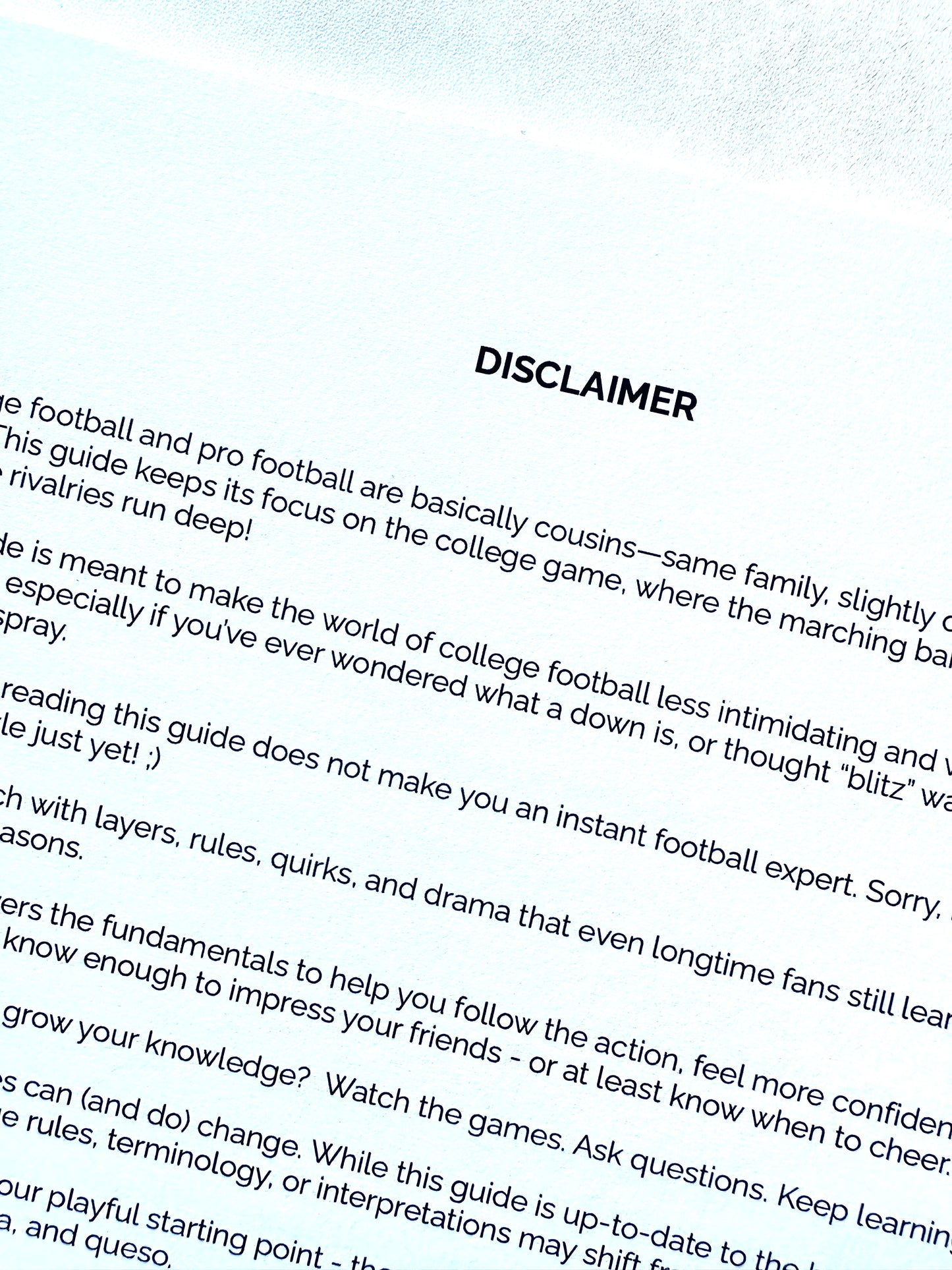 Football 101 for Women - Basic Fundamentals Guide
