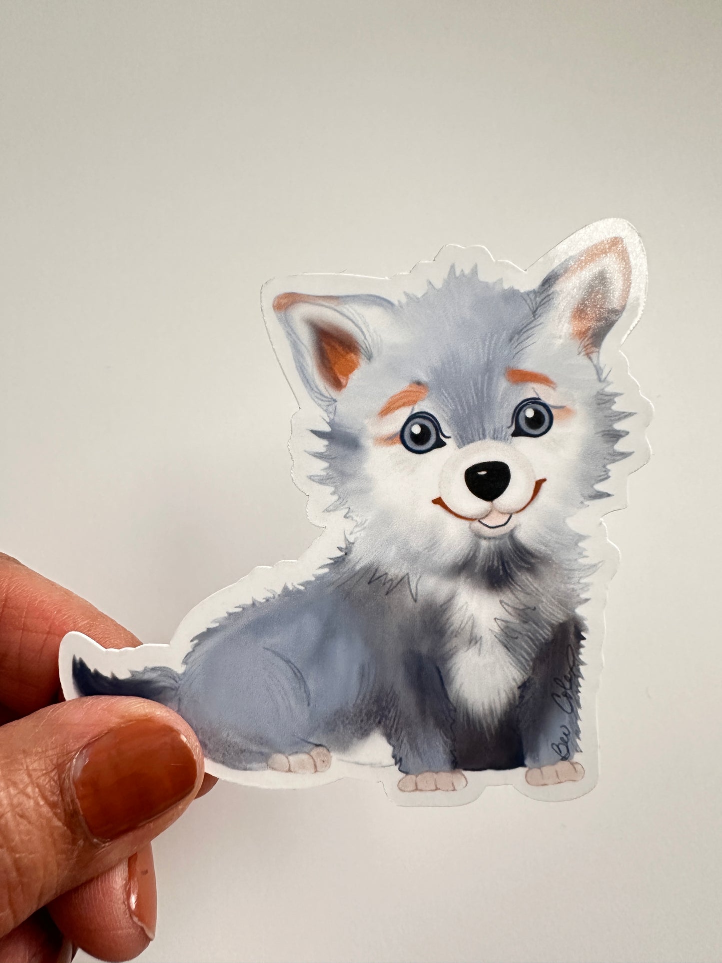 Wolf Cub Die Cut Sticker