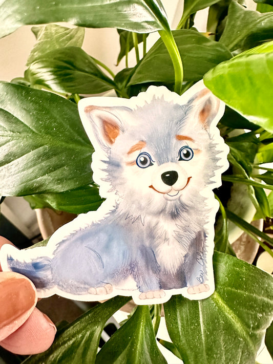 Wolf Cub Die Cut Sticker