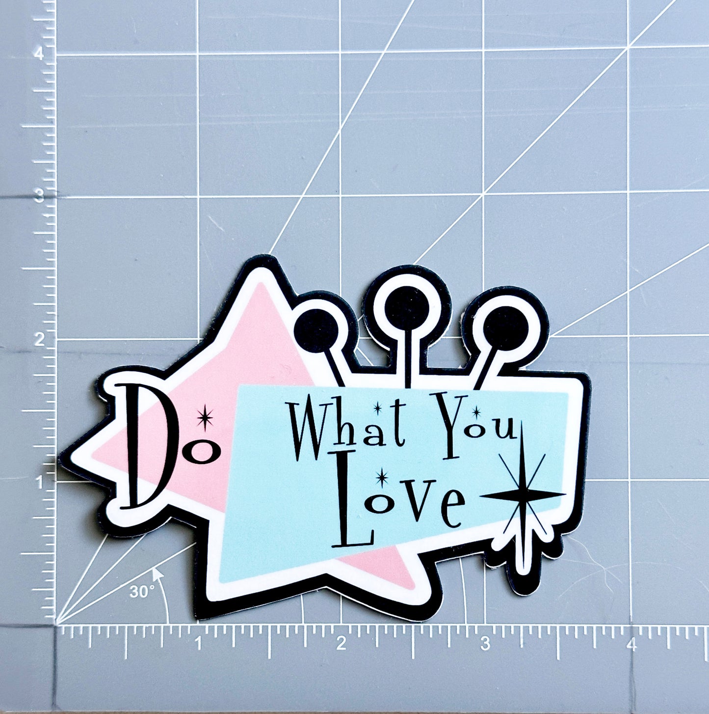 Atomic Style Do What You Love Die-cut Sticker