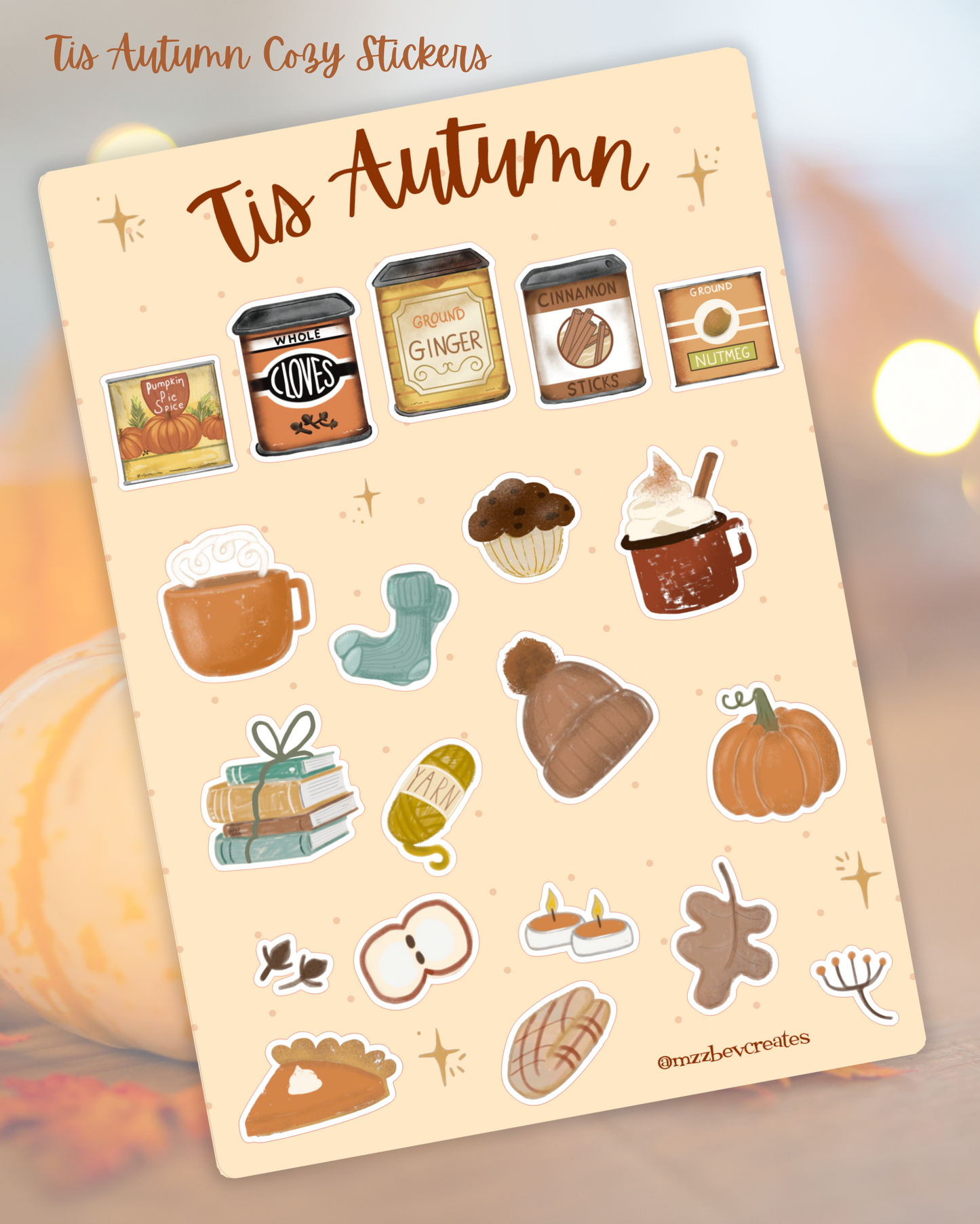 Tis Autumn Sticker Sheet